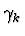 $\gamma_k$