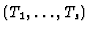 $(T_1,\ldots,T_s)$