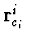 ${\bf r}^{i}_{c_i}\ $